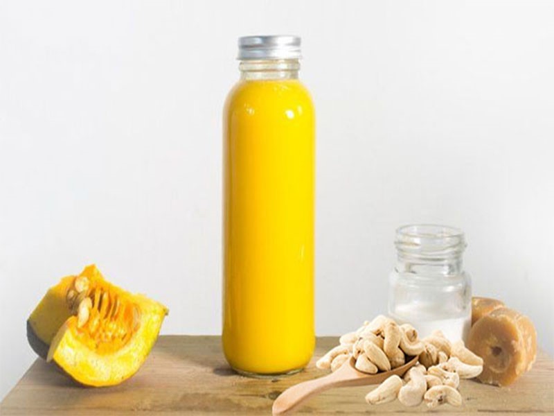 Sữa hạt điều bí đỏ