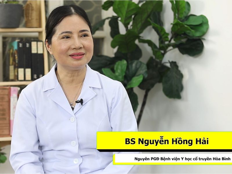 Bác sĩ Nguyễn Hồng Hải là nguyên Phó giám đốc Bệnh viện Đông y Hòa Bình