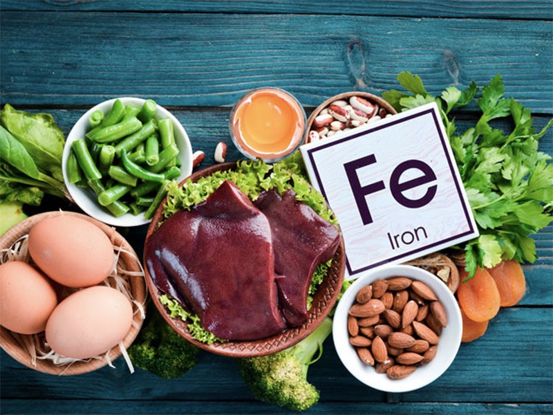 Thực phẩm chứa nhiều chất sắt