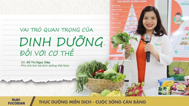 Bác sỹ Đỗ Thị Ngọc Diệp nói về thành phần có trong Nutri Fucoidan