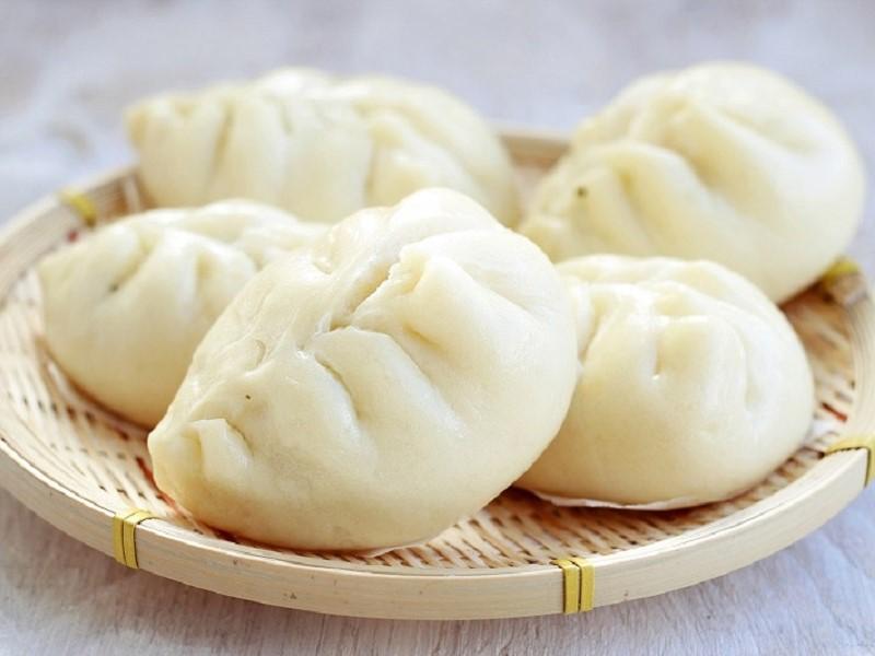 Bánh bao chay chứa hàm lượng calo thấp