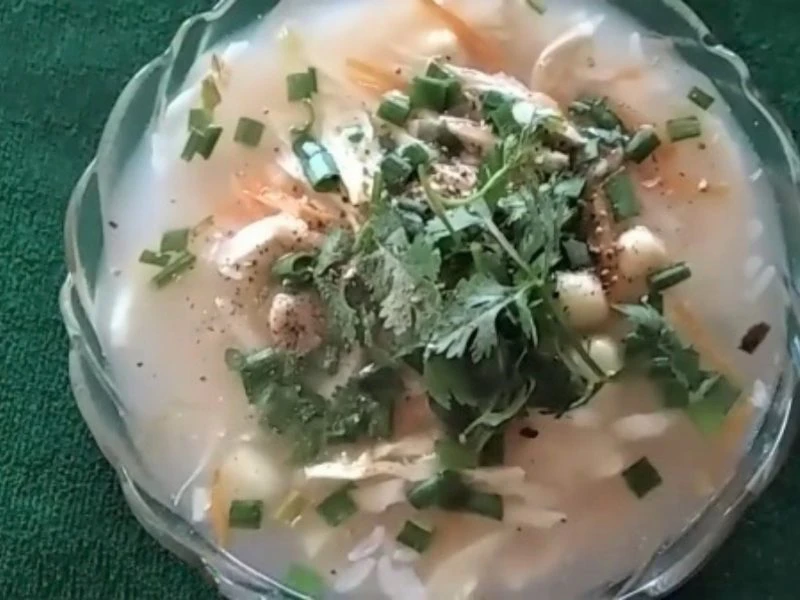 Cháo chay hạt sen