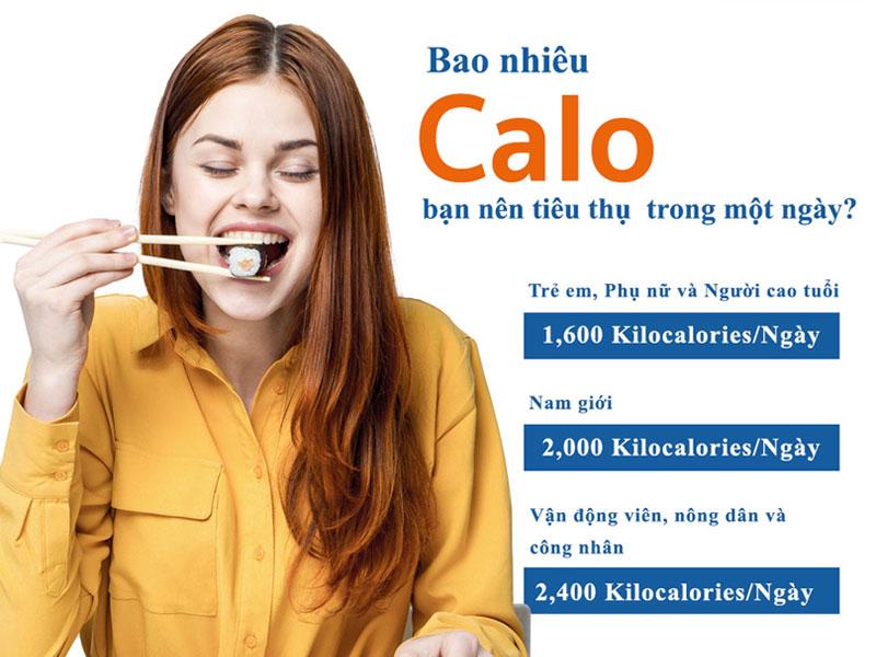 Nên ăn bao nhiêu calo 1 ngày để giảm cân?