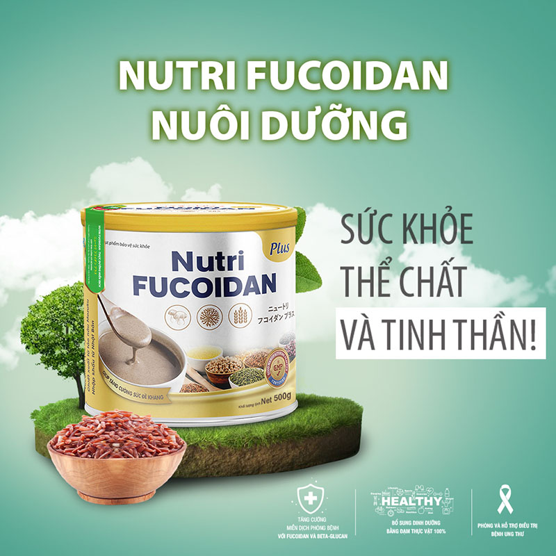 Nutri fucoidan nuôi dưỡng sức khoẻ thể chất và tinh thần