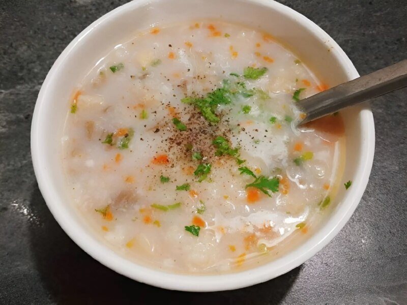 Cháo gừng thịt bằm