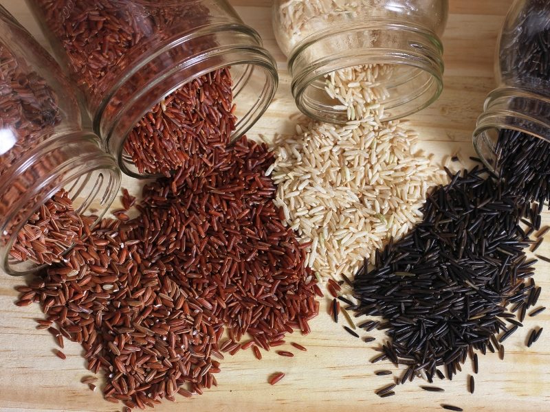 Các loại gạo lứt theo màu sắc