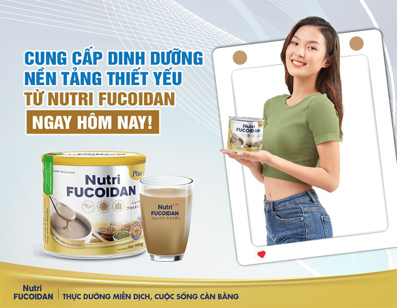 Nutri Fucoidan cung cấp dinh dưỡng nền tảng thiết yếu