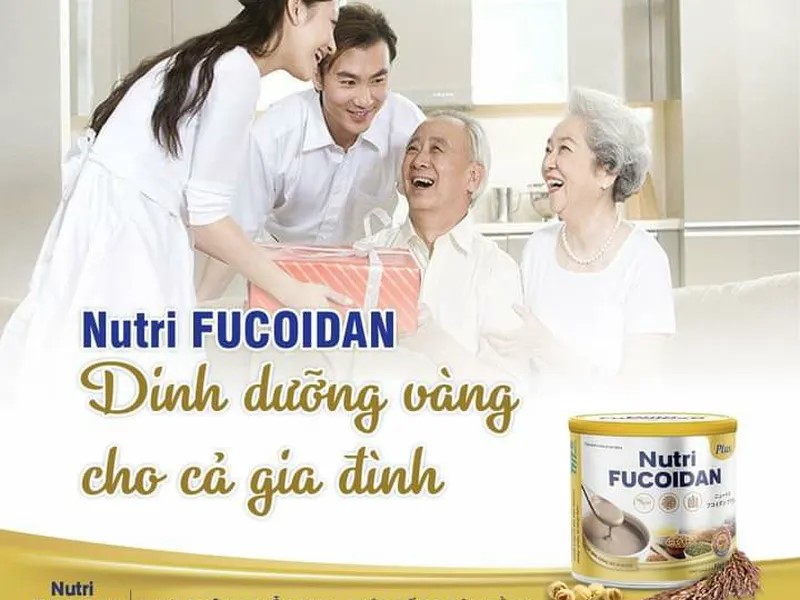 Nutri Fucoidan - Dinh dưỡng vàng cho cả gia đình