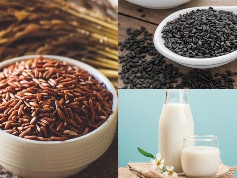 Sữa gạo lứt mè đen