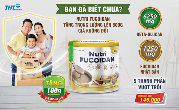 [BÁO SỨC KHỎE ĐỜI SỐNG] Sản phẩm bổ sung dinh dưỡng chứa Fucoidan tăng 100g trọng lượng, giá không đổi