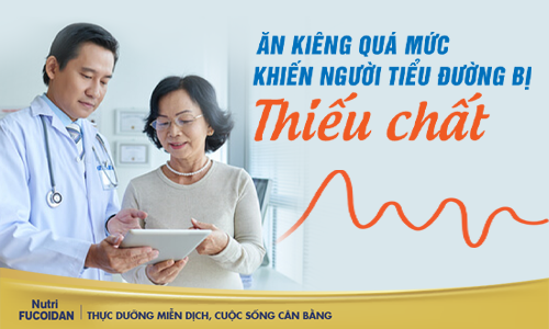 Ăn kiêng quá mức khiến người bị tiểu đường thiếu chất