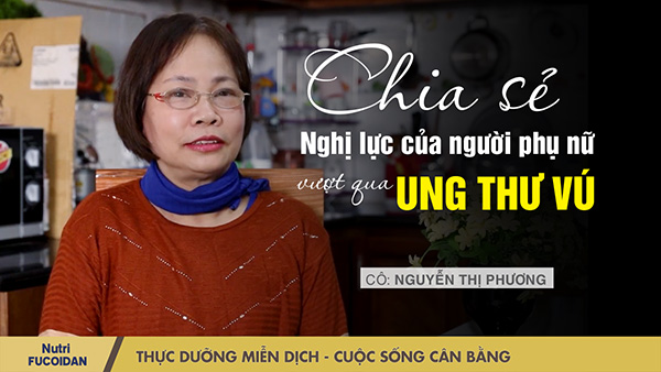 Nghị lực của người phụ nữ vượt qua ung thư vú